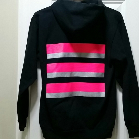Port and Co black l/s reflective sweatshirt - Picture 5 of 7